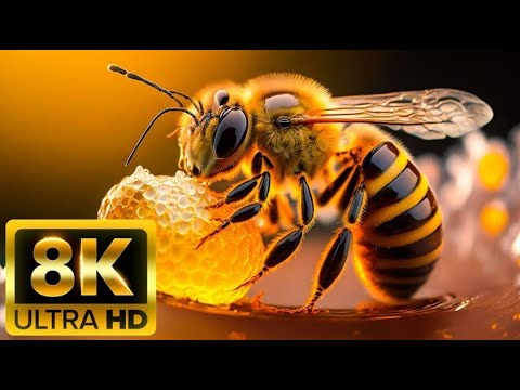 THE INSECT - 8K (60FPS) ULTRA HD - With Nature Sounds (Colorfully Dynamic)
