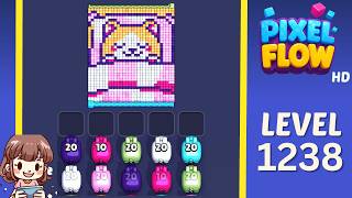 Pixel Flow Level 1238 Solution Walkthrough