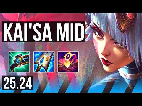 KAI'SA vs YONE (MID) | Good KDA: 17/2/4 | EUW Master | 25.24