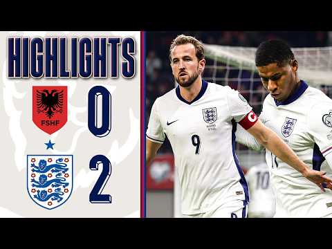 Three Lions beenden WM-Qualifikation ungeschlagen! | Albanien 0:2 England | Highlights
