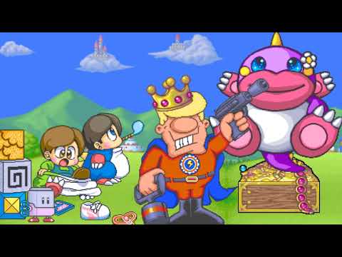 The Fan Game- Rick Dangerous in Rainbow Islands By Daniele Spadoni. Gameplay. All levels summarized.