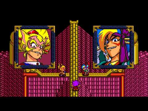 Tengai Makyou II Cutscenes: The Epic Rooftop Battle (ENG SUB)