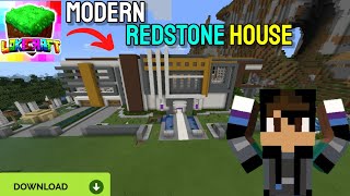 I Found Modern Redstone Mansion In Lokicraft