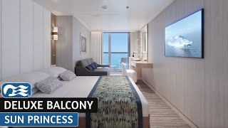 Sun Princess | Deluxe Balcony Stateroom Full Walkthrough Tour | Princess Cruises | 2025 | 4K