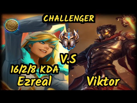 MMM K1ng (EZREAL) vs VIKTOR - 16/2/8 KDA BOTTOM ADC CHALLENGER GAMEPLAY - OC