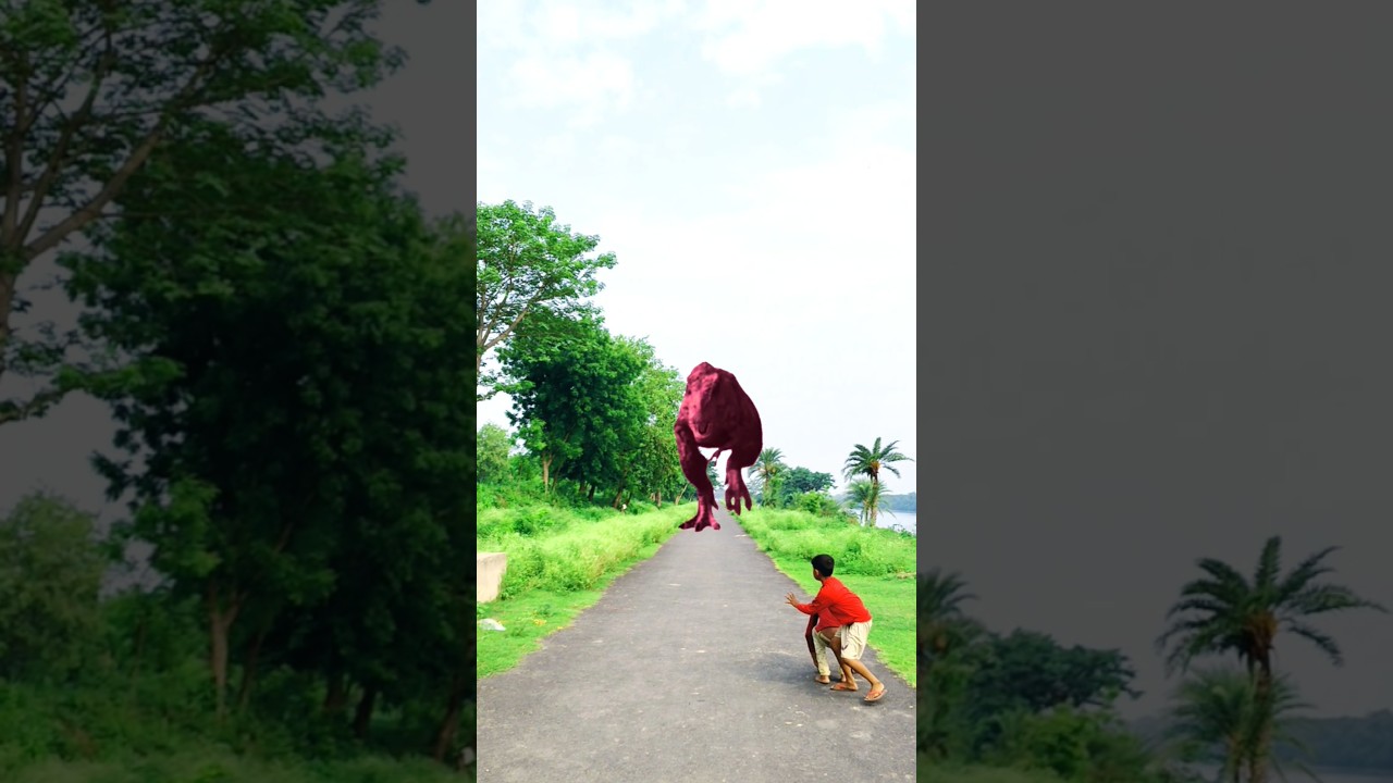 Big dinosaur chase t-rex chasing part-305 #shorts #dinosour #youtube #dinosourus #youtubeshorts