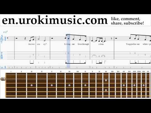 Guitar lessons Katy Perry feat Skip Marley - Chained To The Rhythm Sheet Music Tutorial Part#2 um