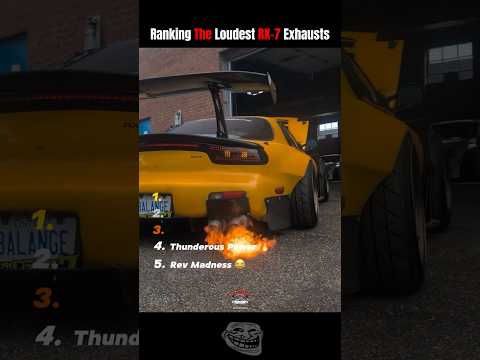Ranking The Loudest RX-7 Exhausts 🔥 🚀