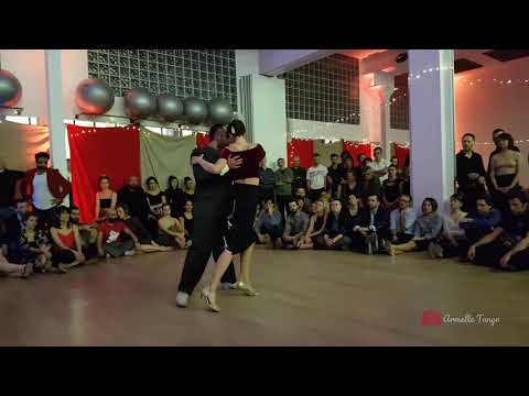  Veronica Toumanova  and  Pablo Freund  are  dancing  to  the  tango  "  Farol  "  by  Osvaldo Pugliese  in  2019