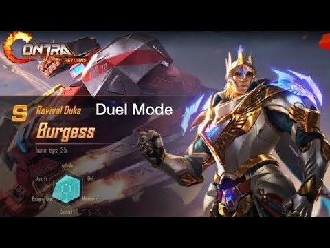 Garena Contra Returns - Hero in Actions: Burgess - Duel Mode [3v3]