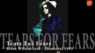 Tears For Fears / Elemental 1993 / Brian Wilson Said