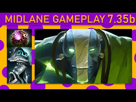 ✨Earth Spirit 81% Kill participation! Mid Gameplay 7.35b - Dota 2 Top MMR