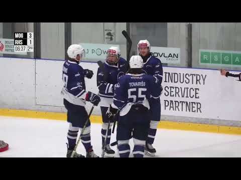 Optibet Hokeja līga. HK Mogo/RSU - Rīgas HS. Spēles labākie momenti. (13.09.2025.)