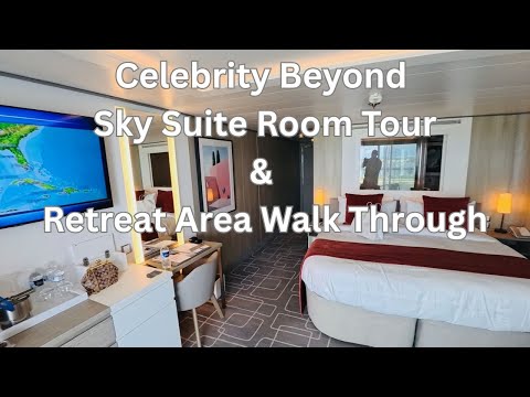 Thumbnail for Celebrity Beyond Sky Suite Room Tour & Retreat Area Walk Through