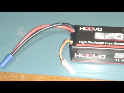 Just received my 2 Hoovo 3s Lipo batterys there  5200mah each with ec5 connectors