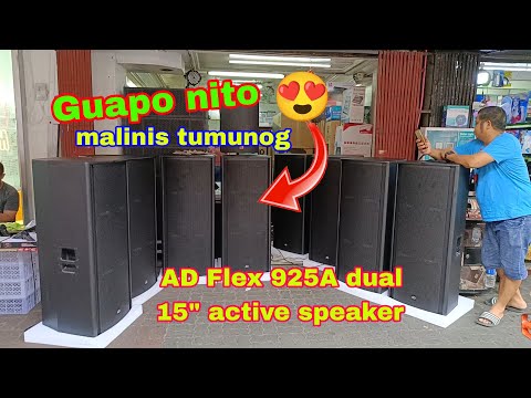 AD acoustic drive Flex 925A dual 15" || ang linis ng tunog