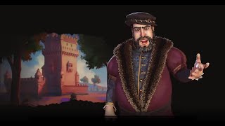 Civilization 6 All 55 leaders (Declare War Speech) (New Frontier Pass) (Sort by Era)