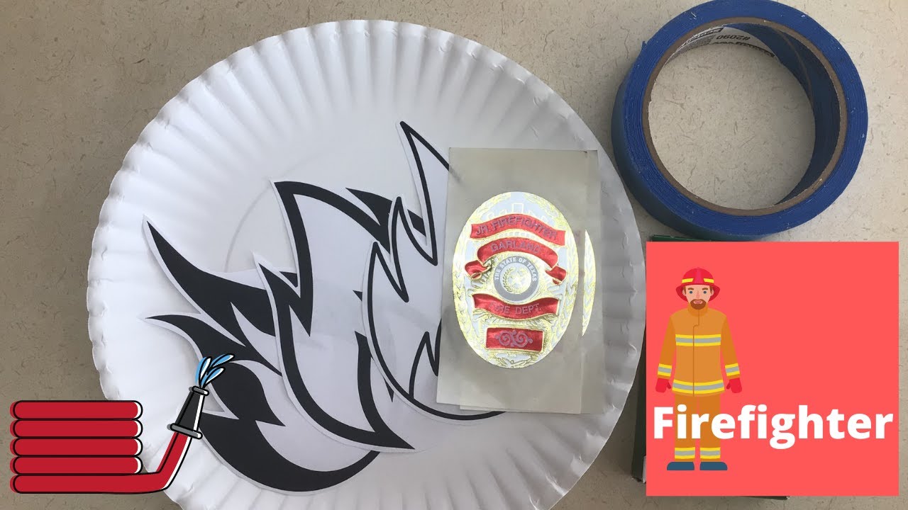 COMMUNITY HELPERS | FIREFIGHTER - Preschool and Kindergarten Art and Activities