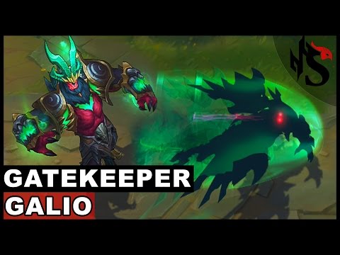 Gatekeeper Galio Skin Spotlight Champion Rework - Update 2017 (League of Legends