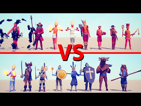 LEGACY Team vs RANDOM Team - Totally Accurate Battle Simulator TABS