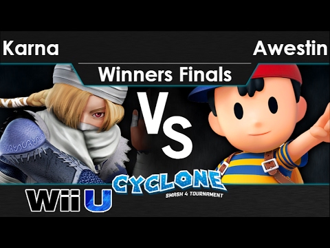 Cyclone 2 - Karna (Sheik) vs SS | Awestin (Ness) Winners Finals - Smash 4
