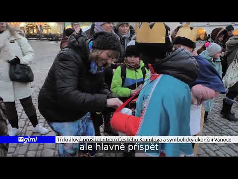 Tři králové prošli centrem města , náhled videosekvence