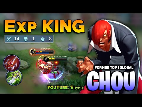 Chou Exp Lane Build [ Chou Best Build Top Global ] By YT: Sнуиσ. - Mobile Legends