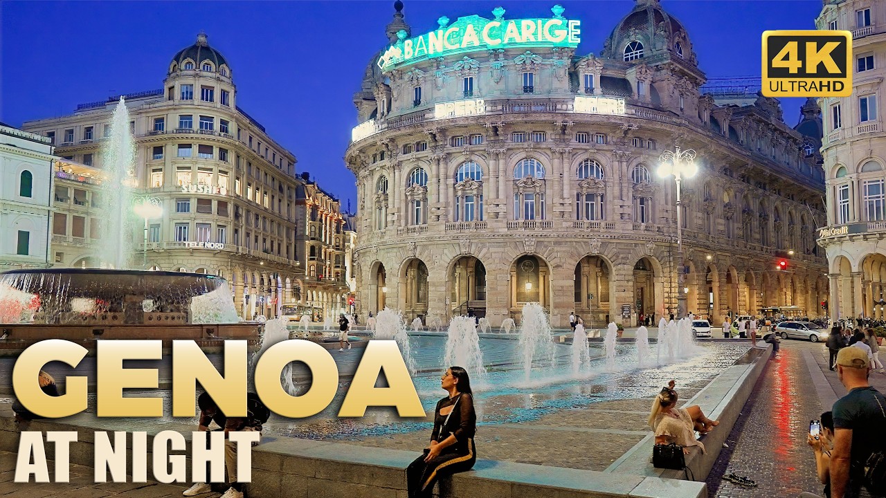 Immersive street-level walking tour through Genoa Porto Antico, Italy, showcasing authentic urban landscapes, local architecture, and the vibrant atmosphere of the city's neighborhoods