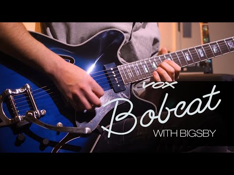 Vox Bobcat S66 Semi-Hollow Electric Guitar - Sunburst image 13