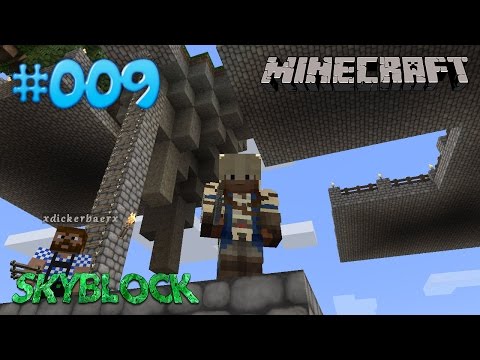 Let's Play Minecraft Skyblock #009 - Wasser Fahrstuhl - German Deutsch
