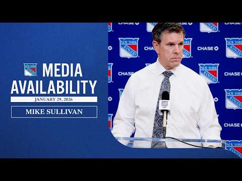 NYR vs NYI: Mike Sullivan Postgame Media Availability | Jan. 29, 2026