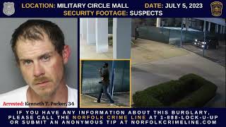 Norfolk Police arrest commercial burglary suspect