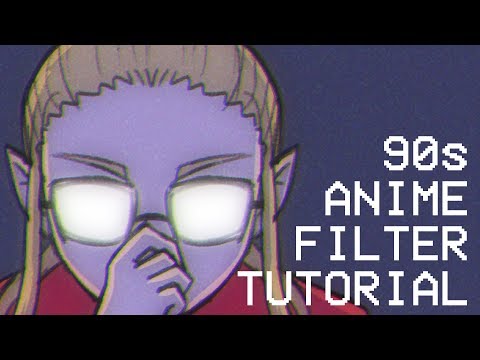 How to Make a 90s Anime Screenshot | Filter Tutorial