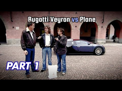 Top Gear - Bugatti Veyron vs Plane (Part 1)