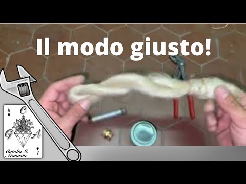 HEMP: HOW IS IT USED? How to put / apply hemp on the fittings / threads in the correct way