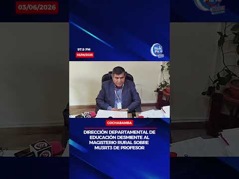 Dirección Departamental de Educación desmiente al magisterio rural sobre muerte de profesor