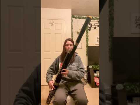Jaci learns to play the Bassoon