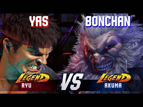 SF6 ▰ YAS (Ryu) vs BONCHAN (Akuma) ▰ High Level Gameplay