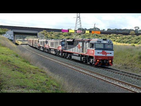 7PM9 SCT Freight Train With SCT004 CSR011 CSR005 (19/10/2021) - PoathTV Australian Railways