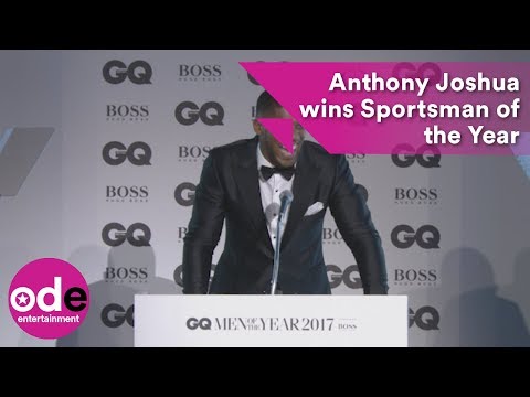 GQ Awards 2017: Anthony Joshua wins Sportsman of Year