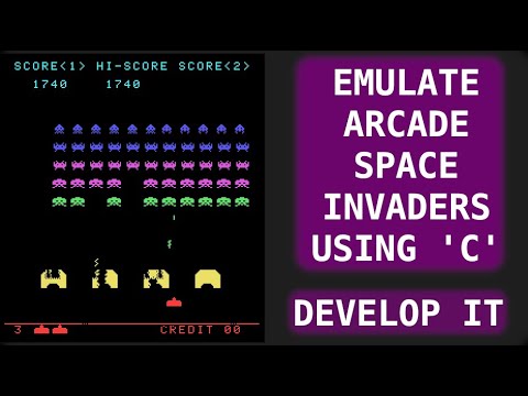Emulating Z80 Arcade Space Invaders PCB Using 'C'