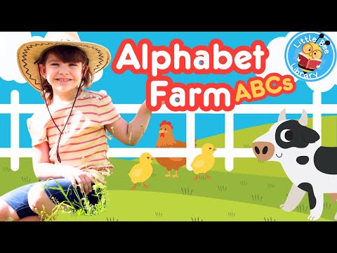 Alphabet Farm l Learning Videos for Toddlers | Counting, ABC & Learn Colors | Learn English For Kids