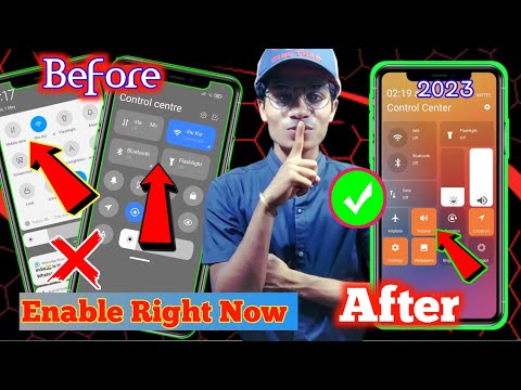 😱Convert Normal Control Centre to Professional Panel🔥in 1 Click ✅ All mobile|DCH
