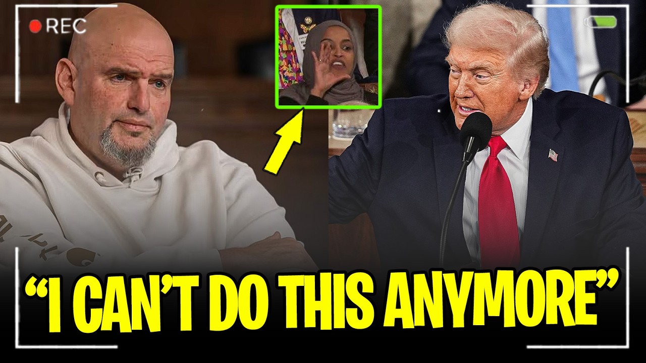 John Fetterman LEAVES The Democrat party Live ON AIR After Trump's State Of Union Address