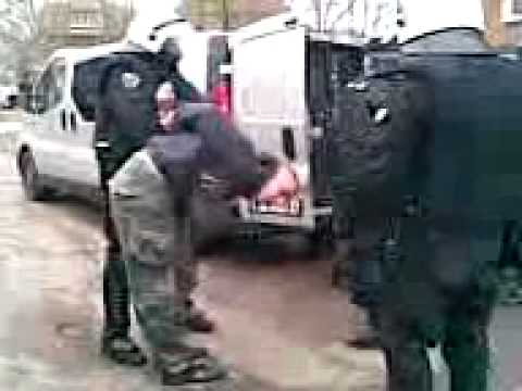 Kotwica Kołobrzeg - Gryf Wejherowo zadyma przed meczem. Zatrzymani pseudokibice Gryfa