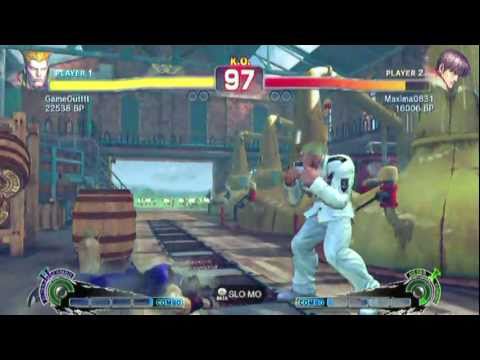 SSF4 [A vs A]: GameOutttt(#4 Guile) vs Maxima0831(#11 Guy) Ep.300 - HD 720p