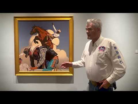 video-Billy Schenck "The Sky is the Limit" Rodeo de Tucson Exhibition Poster (M1897)