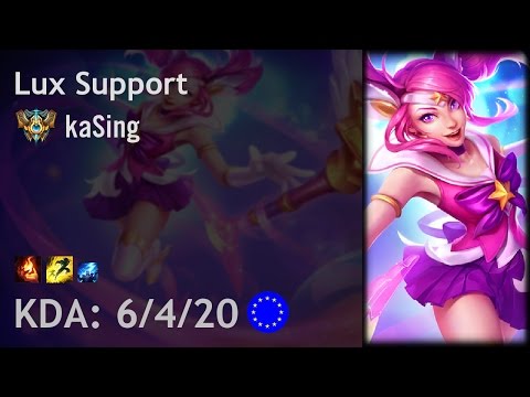 Lux Support vs Blitzcrank - kaSing - EUW Challenger Patch 7.7
