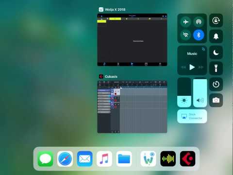 Wotja (iOS): MIDI Out to Cubasis 2; Generative Music - How to play/record (5m)