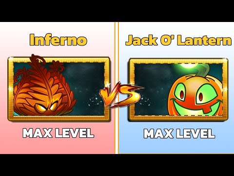 PvZ 2 New Update 8.9.1 Inferno vs Jack O Lantern | Plants vs Zombies 2 Gameplay